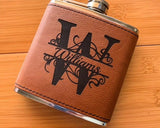 leather hipflask - Boston Leathers