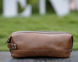 Leather Dopp Kit - Toiletry kit - Boston Leathers