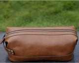 Leather Dopp Kit - Toiletry kit - Boston Leathers