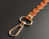 Leather Keychain - Braided keychain - Boston Leathers