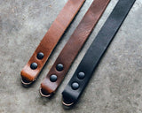 Leather camera strap for women and men 