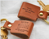 Leather Keychain - Personalized