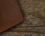 Card Holder with Pull Up Strap - Boston Leathers