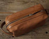 Toiletry Bag - Dopp Kit - Boston Leathers