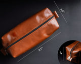 Leather Dopp Kit - toiletry Kit - Boston Leathers