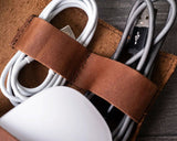 Leather Cable Organizer - Boston Leathers